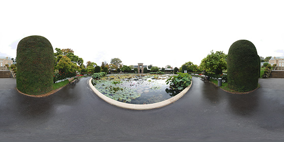 Seerosenteich in der Wilhelma - Panorama 1