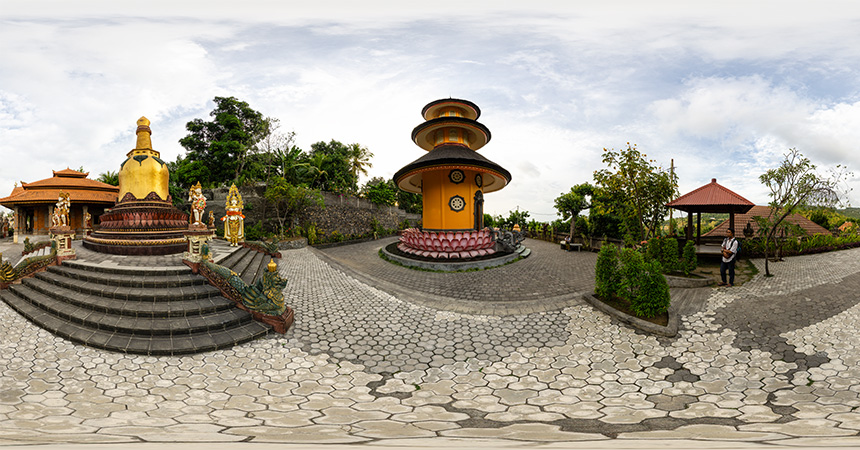 Buddhistisches Kloster Brahma Vihara Arama, Bali, Indonesien